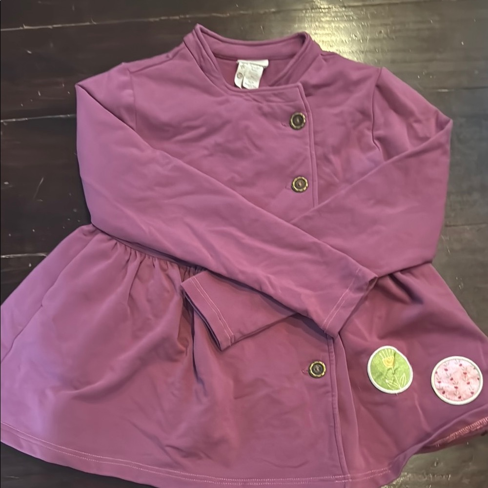 Matilda Jane mauve Button-Up Jacket Girls size 10